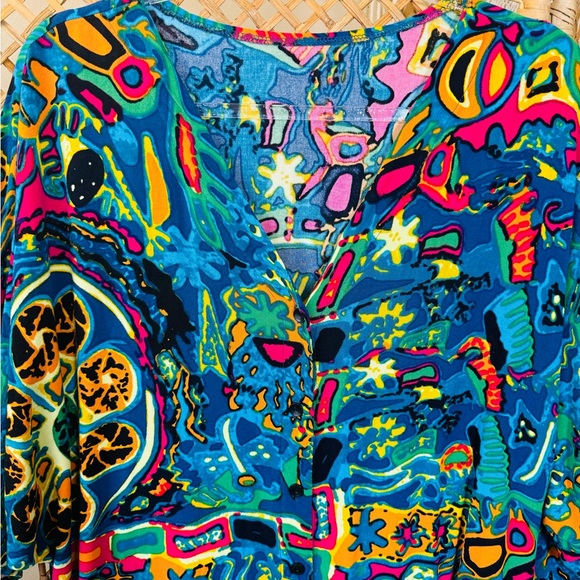 Beautiful Colorful Beach Kaftan Tunic - Picture 4 of 9